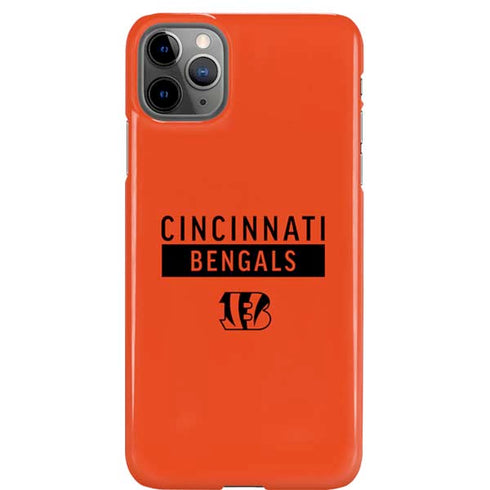 NFL Cincinnati Bengals Orange Performance Series iPhone Cases