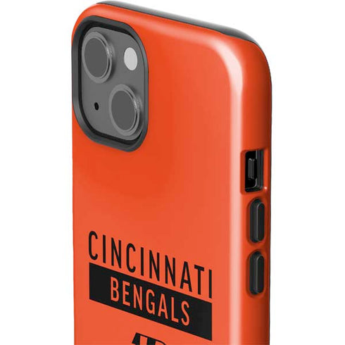 NFL Cincinnati Bengals Orange Performance Series iPhone 15 Impact Case