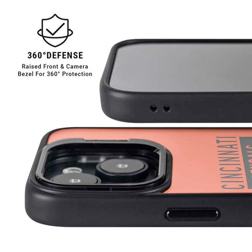 NFL Cincinnati Bengals Orange Performance Series iPhone 15 Plus Kickstand Case