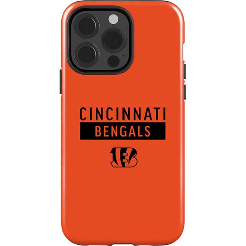 NFL Cincinnati Bengals Orange Performance Series iPhone 15 Pro Impact Case