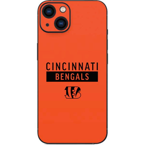 NFL Cincinnati Bengals Orange Performance Series iPhone 15 Skin