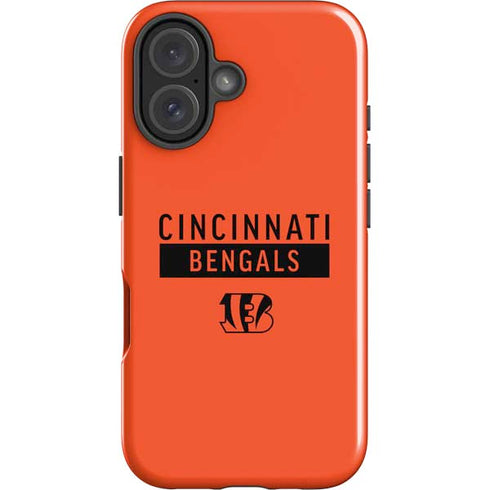 NFL Cincinnati Bengals Orange Performance Series iPhone 16 Impact Case