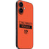 NFL Cincinnati Bengals Orange Performance Series iPhone 16 Plus Skin