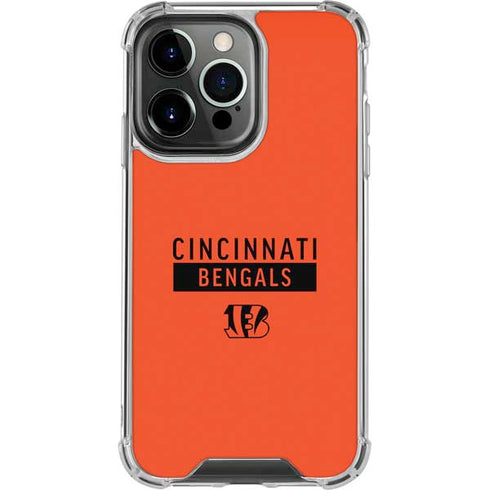 NFL Cincinnati Bengals Orange Performance Series iPhone 16 Pro Clear Case