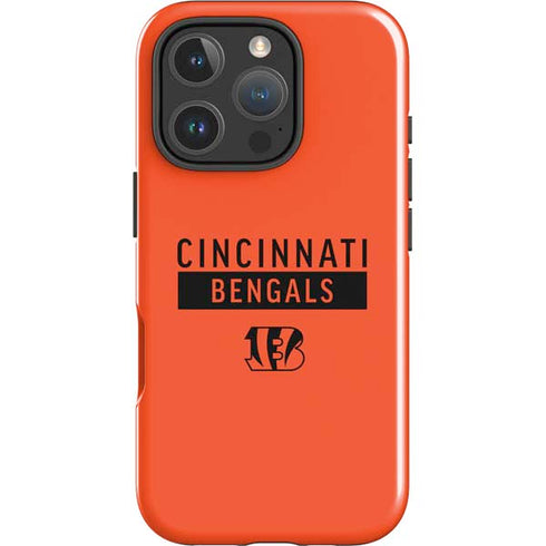 NFL Cincinnati Bengals Orange Performance Series iPhone 16 Pro Max Impact Case