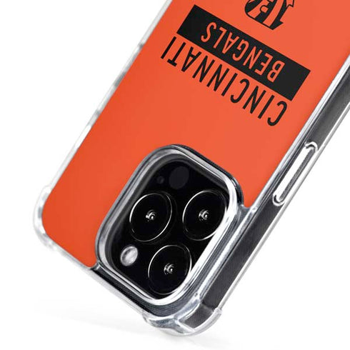 NFL Cincinnati Bengals Orange Performance Series iPhone 16 Pro Max MagSafe Case