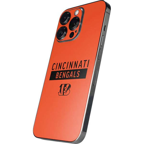 NFL Cincinnati Bengals Orange Performance Series iPhone 16 Pro Max Skin