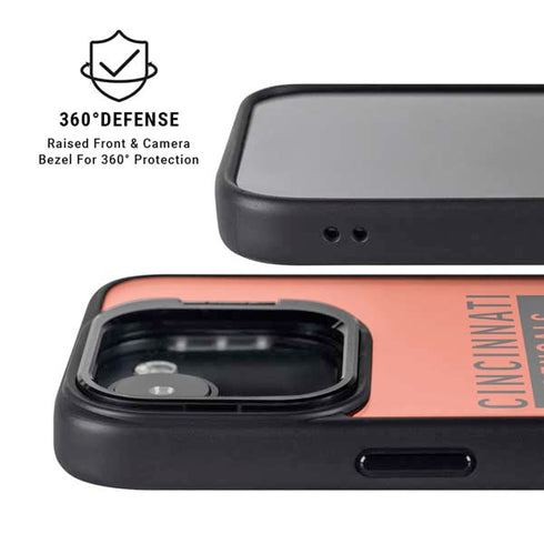 NFL Cincinnati Bengals Orange Performance Series iPhone 16e Kickstand Case