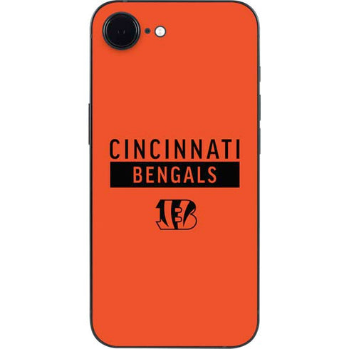 NFL Cincinnati Bengals Orange Performance Series iPhone 16e Skin