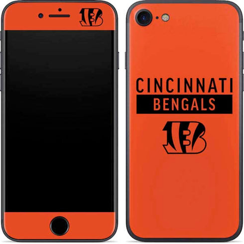 NFL Cincinnati Bengals Orange Performance Series iPhone 8 Skin