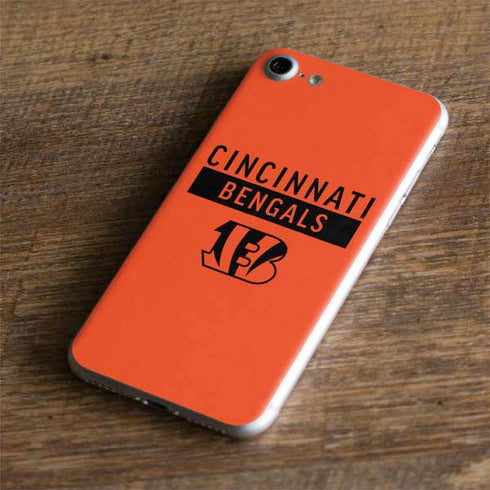 NFL Cincinnati Bengals Orange Performance Series iPhone 8 Skin