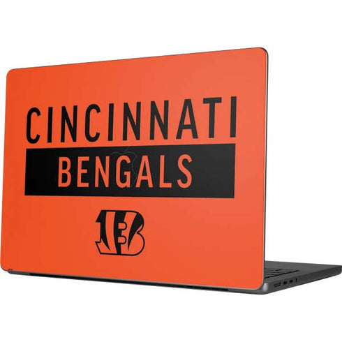 NFL Cincinnati Bengals Orange Performance Series Apple MacBook Pro 14-inch Skin