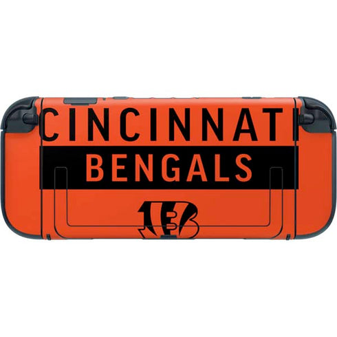 NFL Cincinnati Bengals Orange Performance Series Nintendo Switch 2 (2025) with Joy-Con Skin