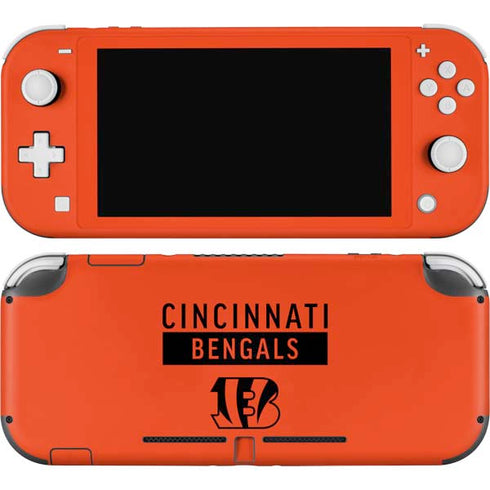 NFL Cincinnati Bengals Orange Performance Series Nintendo Skins