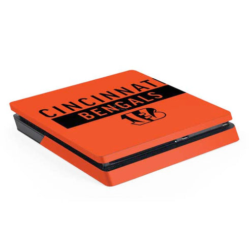 NFL Cincinnati Bengals Orange Performance Series PlayStation PS4 Skins