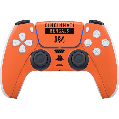 NFL Cincinnati Bengals Orange Performance Series PlayStation PS5 Skins