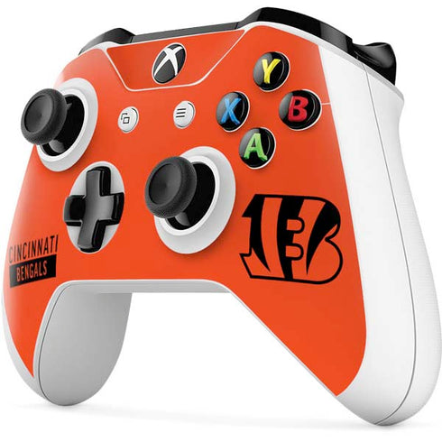 NFL Cincinnati Bengals Orange Performance Series Xbox One S All-Digital Edition Bundle Skin