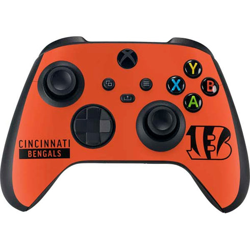 NFL Cincinnati Bengals Orange Performance Series Xbox Series X Bundle Skin