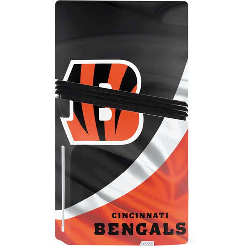 NFL Cincinnati Bengals PS5 Pro Disk Console Skin