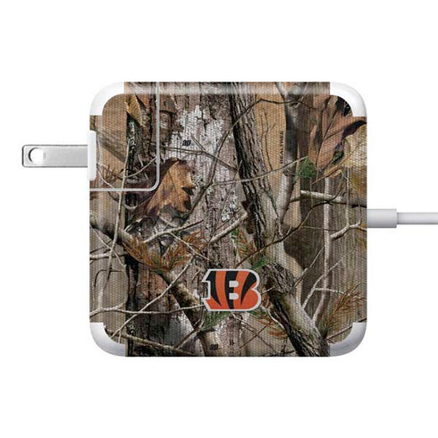 NFL Cincinnati Bengals Realtree AP Camo 85W Power Adapter (15 and 17 inch MacBook Pro Charger) Skin