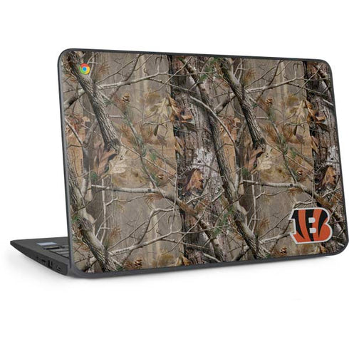 NFL Cincinnati Bengals Realtree AP Camo HP Chromebook Skin