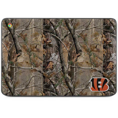 NFL Cincinnati Bengals Realtree AP Camo HP Chromebook Skin