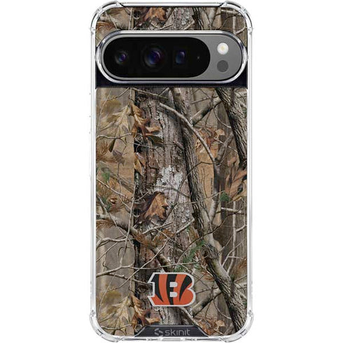 NFL Cincinnati Bengals Realtree AP Camo Google Pixel 10 Pro XL Clear Case