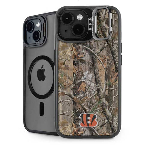 NFL Cincinnati Bengals Realtree AP Camo iPhone 14 Kickstand Case