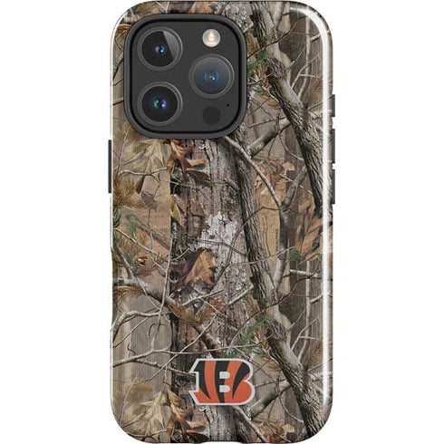 NFL Cincinnati Bengals Realtree AP Camo iPhone 16 Pro Impact Case