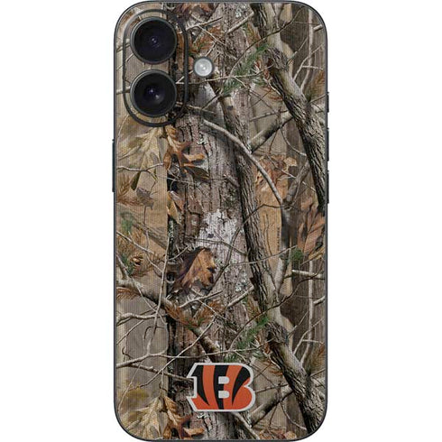 NFL Cincinnati Bengals Realtree AP Camo iPhone 16 Skin