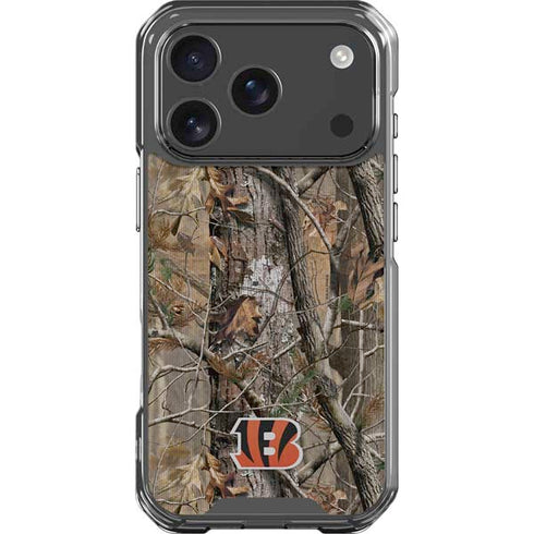 NFL Cincinnati Bengals Realtree AP Camo iPhone 18 Pro Clear Case