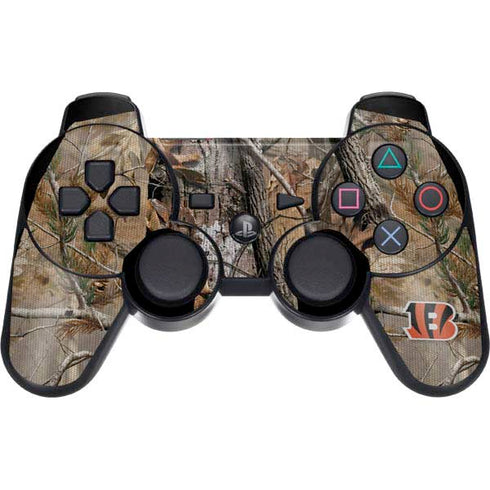NFL Cincinnati Bengals Realtree AP Camo PS3 Dual Shock wireless controller Skin