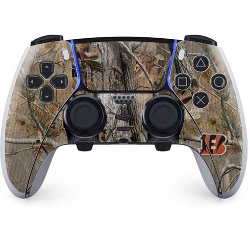 NFL Cincinnati Bengals Realtree AP Camo PS5 DualSense Edge Pro Controller Skin