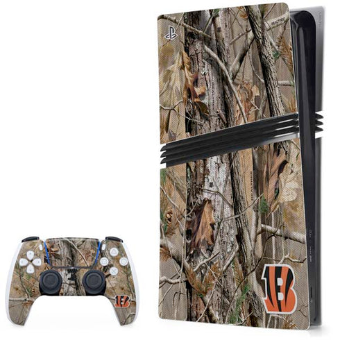 NFL Cincinnati Bengals Realtree AP Camo PS5 Pro Bundle Skin