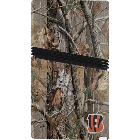 NFL Cincinnati Bengals Realtree AP Camo PS5 Pro Console Skin