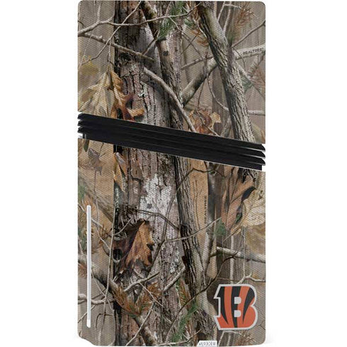 NFL Cincinnati Bengals Realtree AP Camo PS5 Pro Disk Bundle Skin