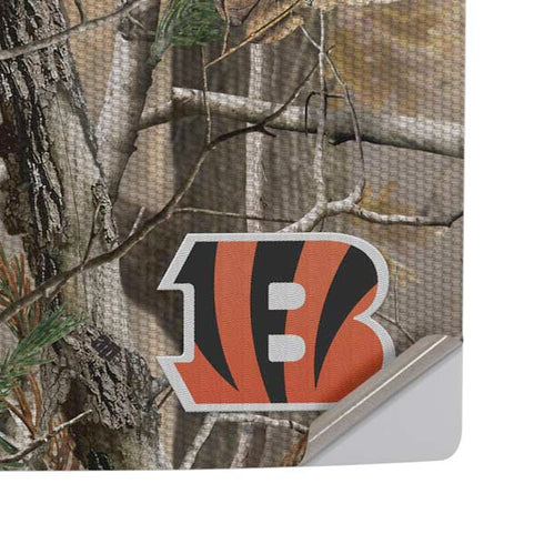 NFL Cincinnati Bengals Realtree AP Camo PS5 Pro Disk Console Skin