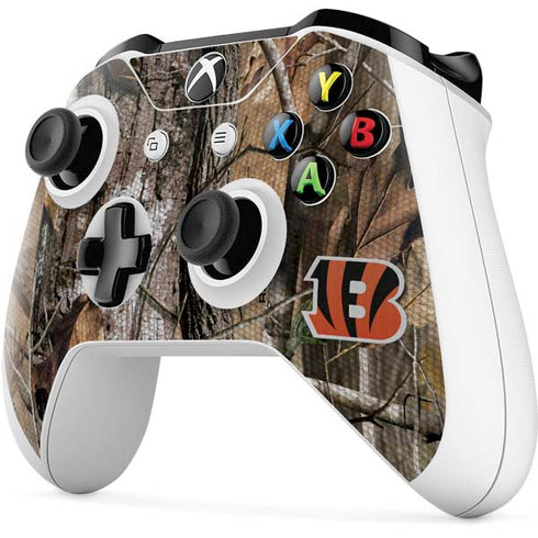 NFL Cincinnati Bengals Realtree AP Camo Xbox One S All-Digital Edition Bundle Skin