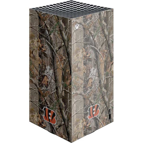 NFL Cincinnati Bengals Realtree AP Camo XBox Series X Digital Edition Console Skin