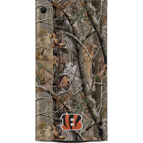 NFL Cincinnati Bengals Realtree AP Camo XBox Series X Digital Edition Console Skin