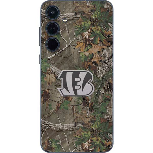 NFL Cincinnati Bengals Realtree Xtra Green Camo Galaxy A55 5G Skin