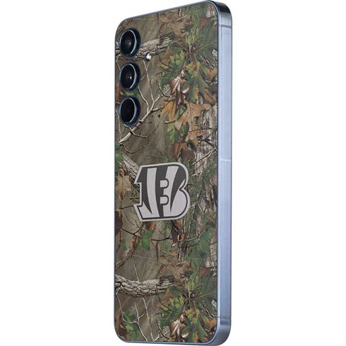 NFL Cincinnati Bengals Realtree Xtra Green Camo Galaxy A55 5G Skin