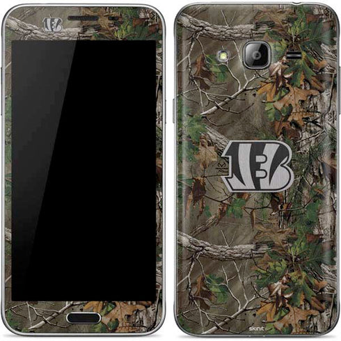 NFL Cincinnati Bengals Realtree Xtra Green Camo Galaxy J3 Skin