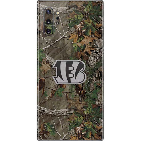 NFL Cincinnati Bengals Realtree Xtra Green Camo Galaxy Note 10 Plus Skin