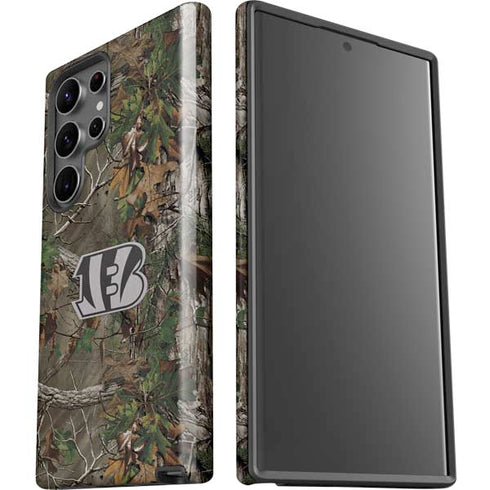 NFL Cincinnati Bengals Realtree Xtra Green Camo Galaxy S23 Ultra Pro Case