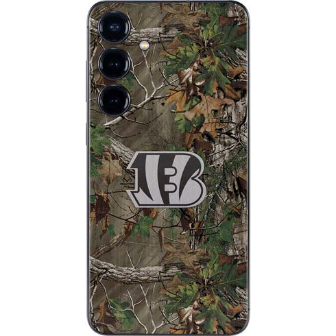 NFL Cincinnati Bengals Realtree Xtra Green Camo Galaxy S25 Plus Skin