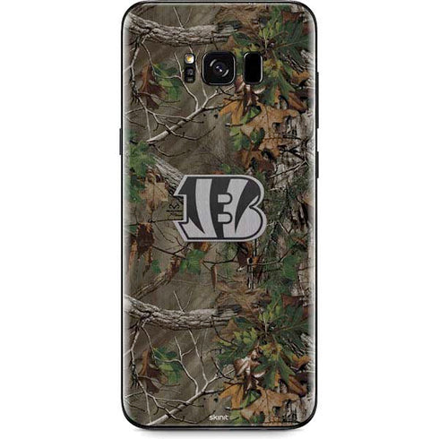 NFL Cincinnati Bengals Realtree Xtra Green Camo Galaxy S8 Skin