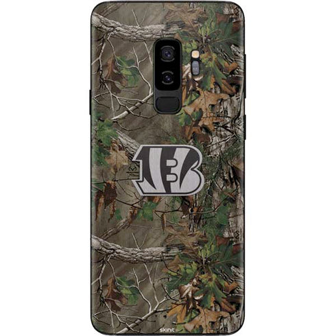 NFL Cincinnati Bengals Realtree Xtra Green Camo Galaxy S9 Plus Skin