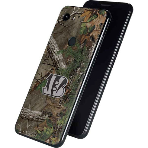 NFL Cincinnati Bengals Realtree Xtra Green Camo Google Pixel 3a XL Skin
