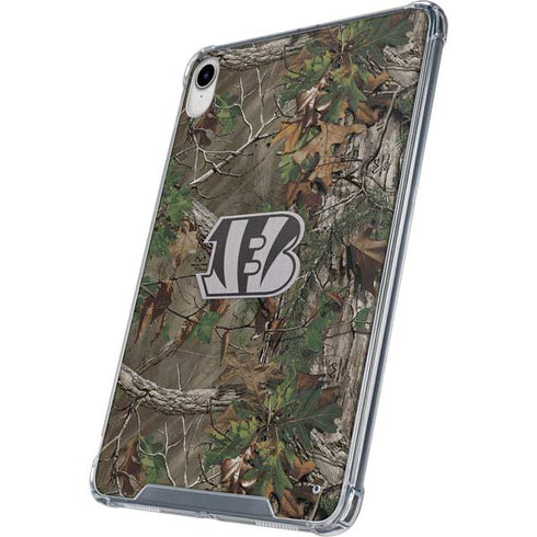 NFL Cincinnati Bengals Realtree Xtra Green Camo iPad 11th Gen (2025) Clear Case